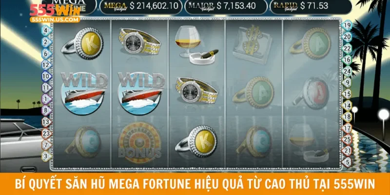 Bí quyết săn hũ Mega Fortune hiệu quả từ cao thủ tại 555win