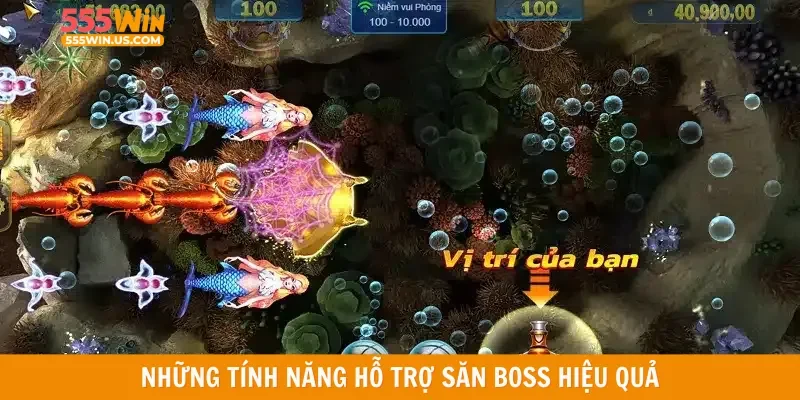 Những tính năng hỗ trợ săn boss hiệu quả